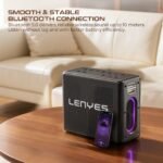 LENYES S861 150W PARTY SPEAKER 2 MIC - Image 2