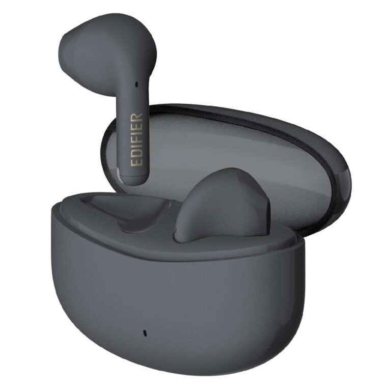 Edifier X2S True Wireless Earbuds, Bluetooth 5.3, 13mm Dynamic Drivers, Deep Bass, Lightweight, Ai Environmental Noise Cancelling, Custom Sound, IP54 Water Dust Resistant, Grey