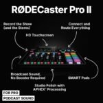 Rode Caster Pro Ii Podcast Production Console Bluetooth, Usb, Black - Image 8