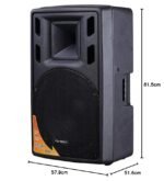 Dynatech Hp-15a Active 2-way 400w Rms Wired Speaker (15 Inch), Black - Image 9