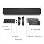 Marshall Heston 60 Soundbar - Dolby Atmos Immersive Sound For Tv, Movies, And Music | Volume, Bass, Treble Controls | Bluetooth, Wi-fi, Hdmi, 3.5 Mm Aux Inputs - Black - Image 11