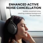 Edifier Wh700nb Active Noise Cancelling Headphones - 68h Playtime - Ai Call Noise Cancellation - Dual Device Connection - Lightweight & Foldable Design - Fast Charge - Bluetooth 5.3 - Black - On Ear - Image 2