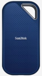 Sandisk Extreme Pro 4tb Portable External Ssd, Up To 2000mb/s, Usb-c, Ip65 Water & Dust Resistant, 3m Drop Protection, Metal Enclosure, Pc, Mac & Smartphone Compatible, Royal Blue - Image 6