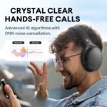 Edifier Wh700nb Active Noise Cancelling Headphones - 68h Playtime - Ai Call Noise Cancellation - Dual Device Connection - Lightweight & Foldable Design - Fast Charge - Bluetooth 5.3 - Black - On Ear - Image 4