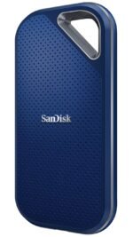 Sandisk Extreme Pro 4tb Portable External Ssd, Up To 2000mb/s, Usb-c, Ip65 Water & Dust Resistant, 3m Drop Protection, Metal Enclosure, Pc, Mac & Smartphone Compatible, Royal Blue - Image 2