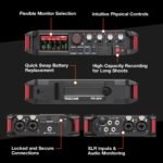 Tascam Fr-av4 4-channel 32-bit Float Field Recorder With Mixer For Camera Rigs, 4 Xlr/trs Inputs, Timecode Generator, Hdmi Sync, 192khz, Usb-c Audio Interface - Image 3
