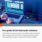Tascam Fr-av4 4-channel 32-bit Float Field Recorder With Mixer For Camera Rigs, 4 Xlr/trs Inputs, Timecode Generator, Hdmi Sync, 192khz, Usb-c Audio Interface - Image 5