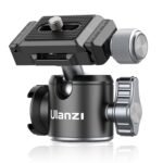 Ulanzi U-80L Ball Head Tripod - 360 Degree Panoramic, Arca Quick Release, Cold Shoe, 10kg Load
