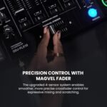 Pioneer Ddj-flx10 4-channel Professional Dj Controller - Black Bundle With Case, Laptop Stand, Headphones, Xlr Microphone Cable, And Austin Bazaar Polishing Cloth - Image 5