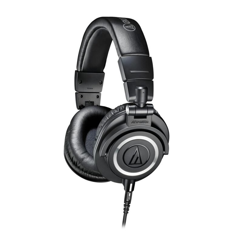 Audio-technica ATH-M50X Wired Over Ear Headphones Without Mic (black)