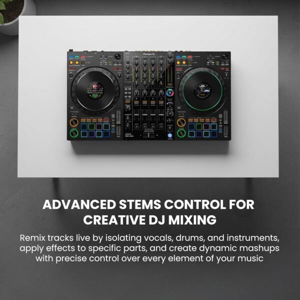 Pioneer Ddj-flx10 4-channel Professional Dj Controller - Black Bundle With Case - view 4