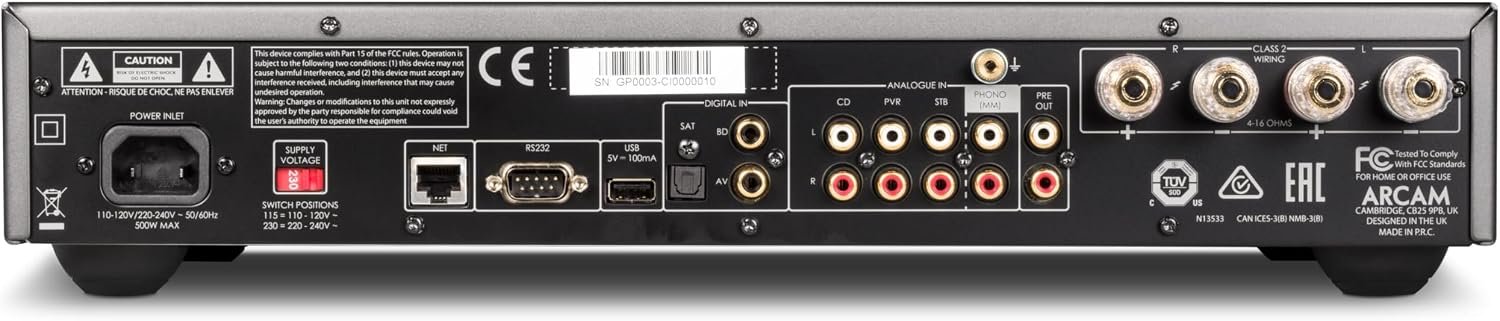 ARCAM SA20 Class G Integrated Amplifier - Image 2