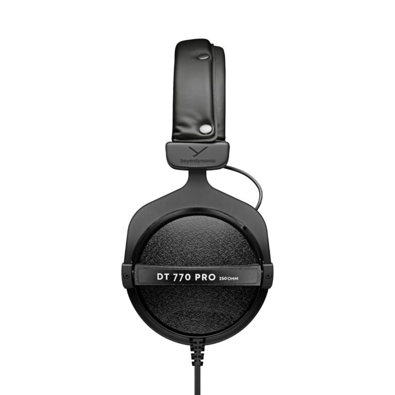 Beyerdynamic DT 770 Pro 250 Ohm Studio Wired Over Ear Headphones (Black)