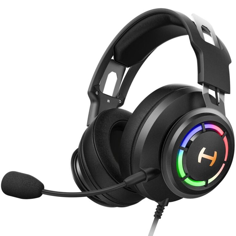 Edifier G35 Pc Gaming Headset Hi-res Sound Quality Usb Over-ear Headphone With 7.1 Surrounding Sound, 50mm Hybrid Driver, Enc Noise Cancelling Mic, 16.8m Rgb Light For PC PS4 Mac Laptop Desktop Black