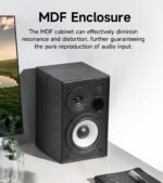 Edifier R990bt 2.0 Active Multimedia Speaker, 24w Rms Powered Desktop Speakers With Bluetooth V5.4, App Custom Eq, Sound Presets, Mdf Wooden Enclosure, Dual Rca Inputs For Laptop, Pc & Gaming, Black - Image 3