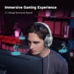 Edifier Hecate G30 Ii Wired Gaming Over Ear Headset, 7.1 Virtual Surround Sound Gaming Headphones With Detachable Noise Cancelling Microphone For Pc/mac/ps4/ps5, Rgb Lighting - Image 2