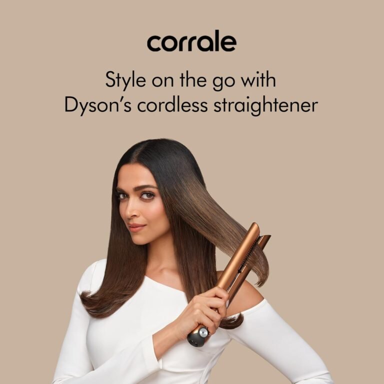 Dyson Corrale Hair Straightener|30 Mins Cord-free Styling|universal Voltage|travel Friendly|smooth & Shiny Hair|half The Heat Damage|intelligent Straightener|airplane Mode|for All Hair|2 Year Warranty
