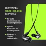 Shure Se215-k In-ear Sound Monitor Headphone (black),wired | Professional In-ear Monitors With Deep Bass, Single Dynamic Driver, Secure Fit, Detachable Cable And Carrying Case - Image 2