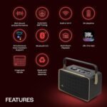 Jbl Authentics 300, Portable Smart Home Wifi Speaker & Music Streaming,upto 8hrs Playtime, Voice Assist & Bluetooth Connectivity,automatic Calibration,compatible With Google Home & Alexa, Retro Design - Image 3