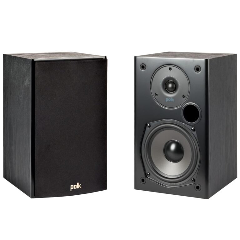 Polk Audio T15 100 Watt 5.1 Channel Wired Bookshelf Speaker With Dolby (black)
