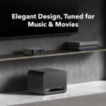 Wiim Sub Pro 8" 250w Wireless Subwoofer, Ai Roomfit™, Wi-fi 6 & Bluetooth 5.3, 25hz Deep Bass, Compatible With Streamers, Amps & Rca Sub-out Systems, Black - Image 5