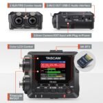 Tascam Fr-av2 Compact 32-bit Float Field Recorder And Timecode Generator With Mixer - Image 3