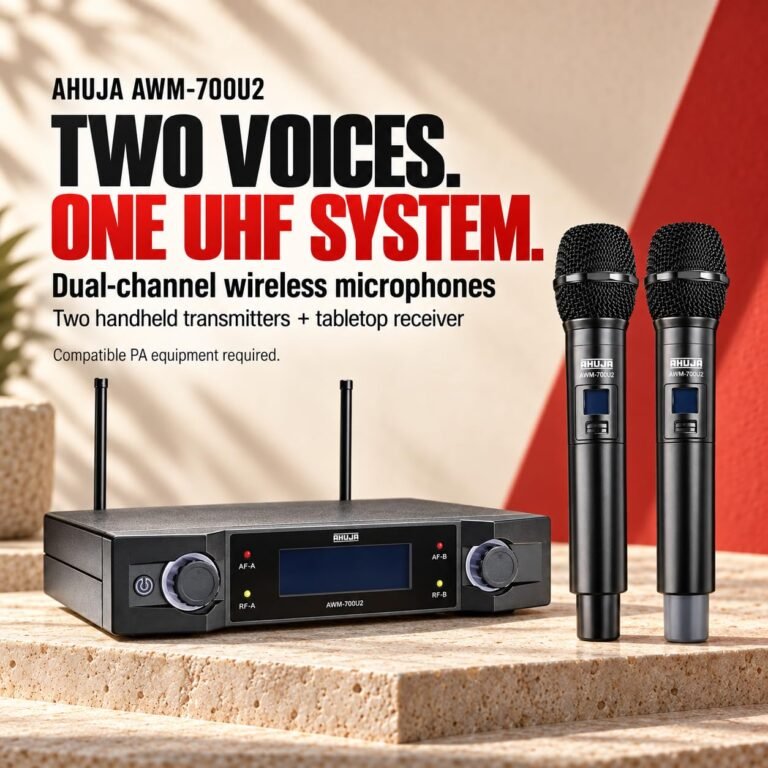 Ahuja Wireless Microphone AWM-700U2