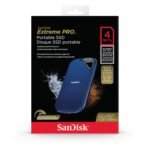 Sandisk Extreme Pro 4tb Portable External Ssd, Up To 2000mb/s, Usb-c, Ip65 Water & Dust Resistant, 3m Drop Protection, Metal Enclosure, Pc, Mac & Smartphone Compatible, Royal Blue - Image 4