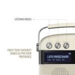 Saregama Carvaan Hindi - Portable Music Player With 5000 Preloaded Songs, FM/BT/AUX (porcelain White) - Image 2