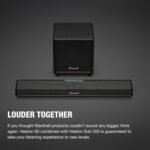 Marshall Heston 60 Soundbar - Dolby Atmos Immersive Sound For Tv, Movies, And Music | Volume, Bass, Treble Controls | Bluetooth, Wi-fi, Hdmi, 3.5 Mm Aux Inputs - Black - Image 6