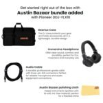 Pioneer Ddj-flx10 4-channel Professional Dj Controller - Black Bundle With Case, Laptop Stand, Headphones, Xlr Microphone Cable, And Austin Bazaar Polishing Cloth - Image 2