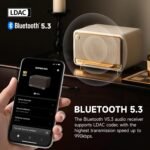 Edifier D32 Tabletop Wireless Speaker, Hi-res Audio Bluetooth Speaker, Portable Retro Combo Speaker, 60 Watts Rms, Bluetooth 5.3, 11-hour Playtime, White - Image 5