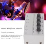 Ha400 Headphone Amplifier, Ultra Low Noise, Stereo Audiophile Preamp, 4 Amplification Channels, Ultra Compact Preamp, For Studio, Stage Use, Plug And Play - Image 2