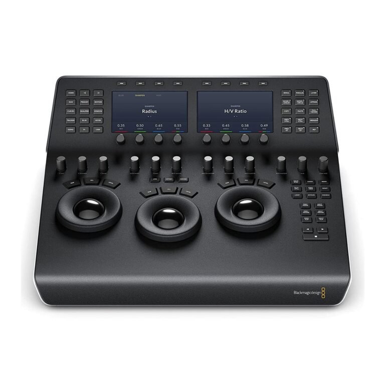 Blackmagic Design Davinci Resolve Mini Panel: Usb Control Panel For Color Correction, Editing, And Styling, Black