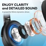 Edifier Wh700nb Active Noise Cancelling Headphones - 68h Playtime - Ai Call Noise Cancellation - Dual Device Connection - Lightweight & Foldable Design - Fast Charge - Bluetooth 5.3 - Black - On Ear - Image 5
