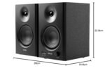 Edifier Mr4 Powered Studio Monitor 2.0 Speakers 42 Watts (black) - Auxiliary - Image 8