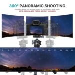 Ulanzi U-80L Ball Head Tripod - 360 Degree Panoramic, Arca Quick Release, Cold Shoe, 10kg Load - Image 4