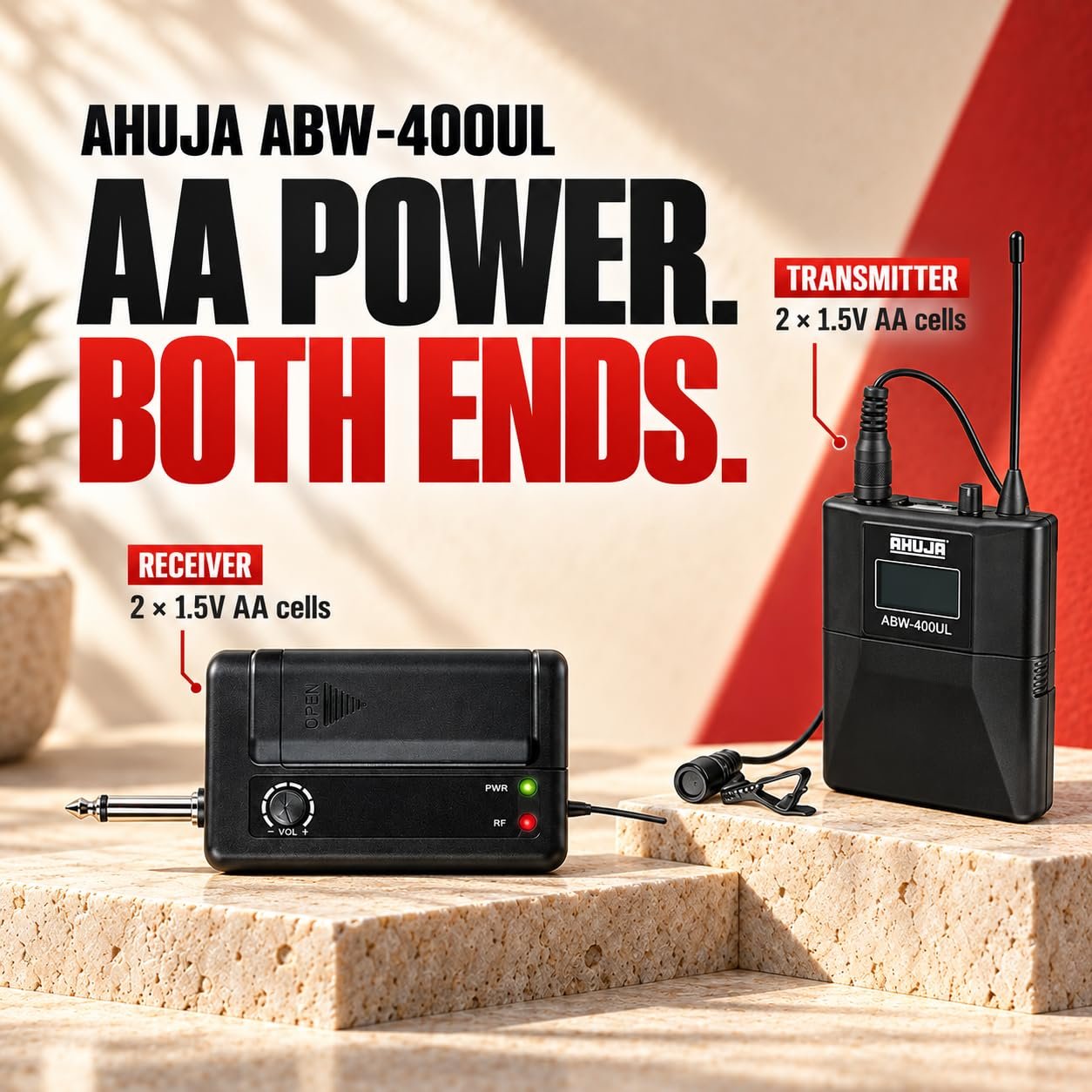 Ahuja ABW 400 UL UHF Wireless Microphone - Image 6