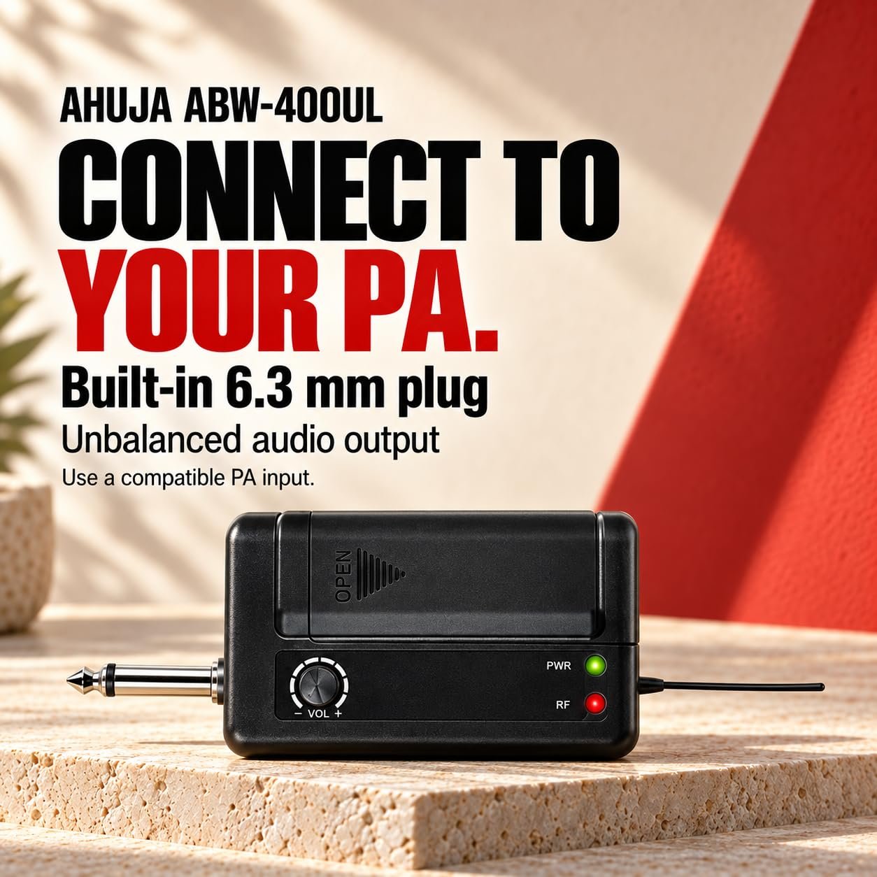 Ahuja ABW 400 UL UHF Wireless Microphone - Image 2