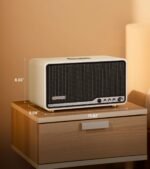 Edifier S300 Hi-fi Tabletop Speaker, Hi-res Audio Ldac 80w Power, Wireless Multi-room & Stereo Pairing, Works With Airplay 2 Bluetooth 5.4 Usb-c Aux Inputs, Retro Design With Remote, Ivory