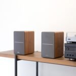 Edifier P12 Passive Bookshelf Speakers - 2-way Speakers With Built-in Wall-mount Bracket - Wood Color - Brown, Auxiliary - Image 2