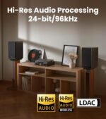 Edifier R2750db Mkii Powered Bookshelf Speakers, 144w 3-way Active Studio Monitor With Sub Out, Hi-res Audio, Bluetooth 6.0 With Ldac, Hdmi/optical/coaxial For Turntable, Pc, Home Audio - Walnut - Image 2