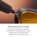 Bowers & Wilkins Px8 S2 Mclaren Edition Wireless Noise-cancelling Over-ear Headphones With Bluetooth Audio, Quick Charge Function, 30 Hours High Resolution Playback And Microphone - Image 6