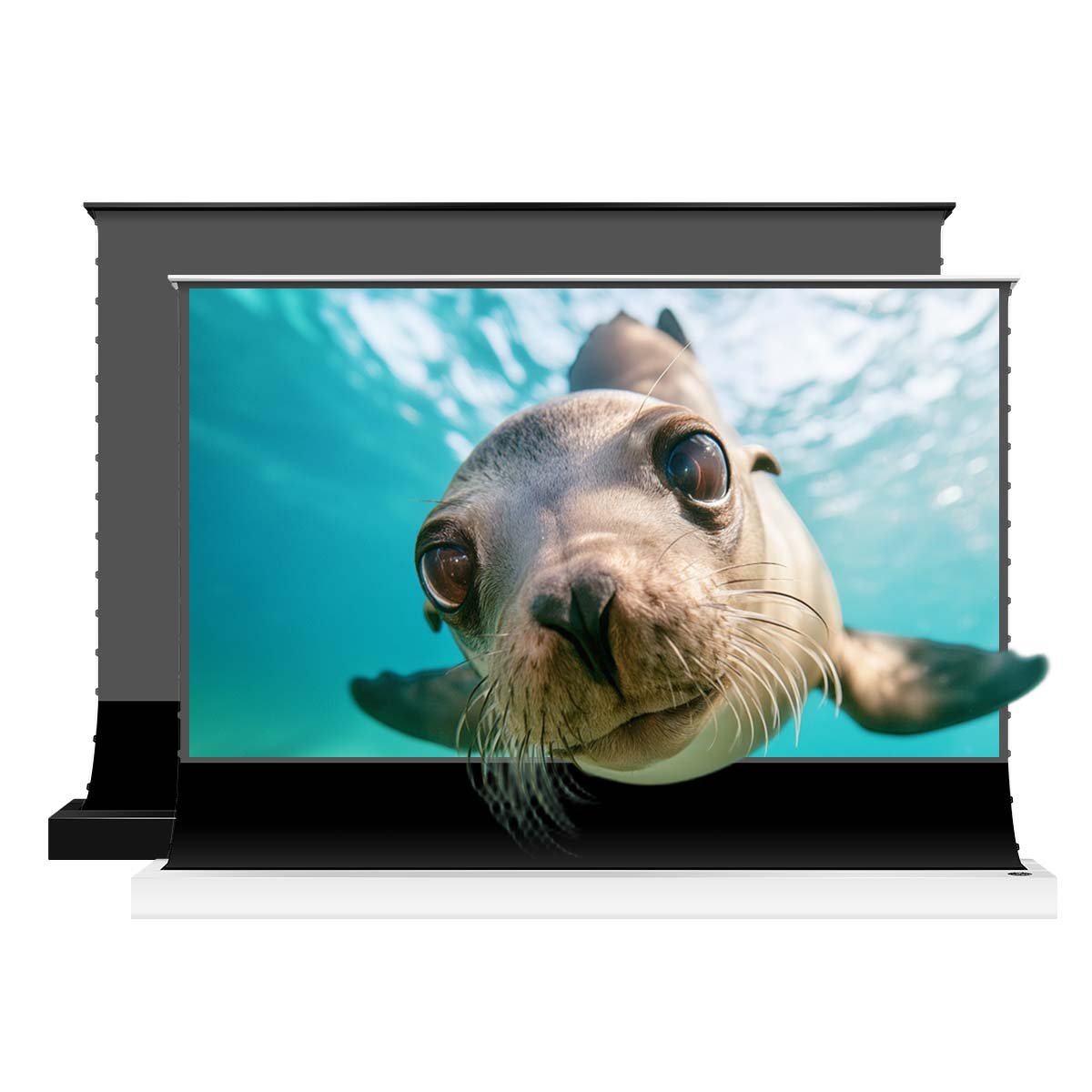 VividStorm S Pro 100" Motorized Floor-Rising ALR Screen — projector screen - product photo 5