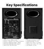 Edifier Mr5 Bluetooth Powered Studio Monitor 2.0 Speakers Hi-res Audio 110 Watts Black - Image 11