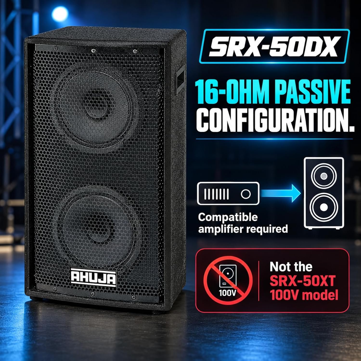 Ahuja SRX 50DX PA Speaker - Image 2