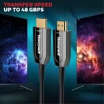 Honeywell Hdmi Aoc 2.1 Complaint 30 Meters, Transmission Speed Of 48gbps, Supports Uhd Resolution Of 8k@60hz, Male-to-male, High-speed Fiber Optics Cable, Compatible With Tv, Gaming Console, Etc. - Image 6