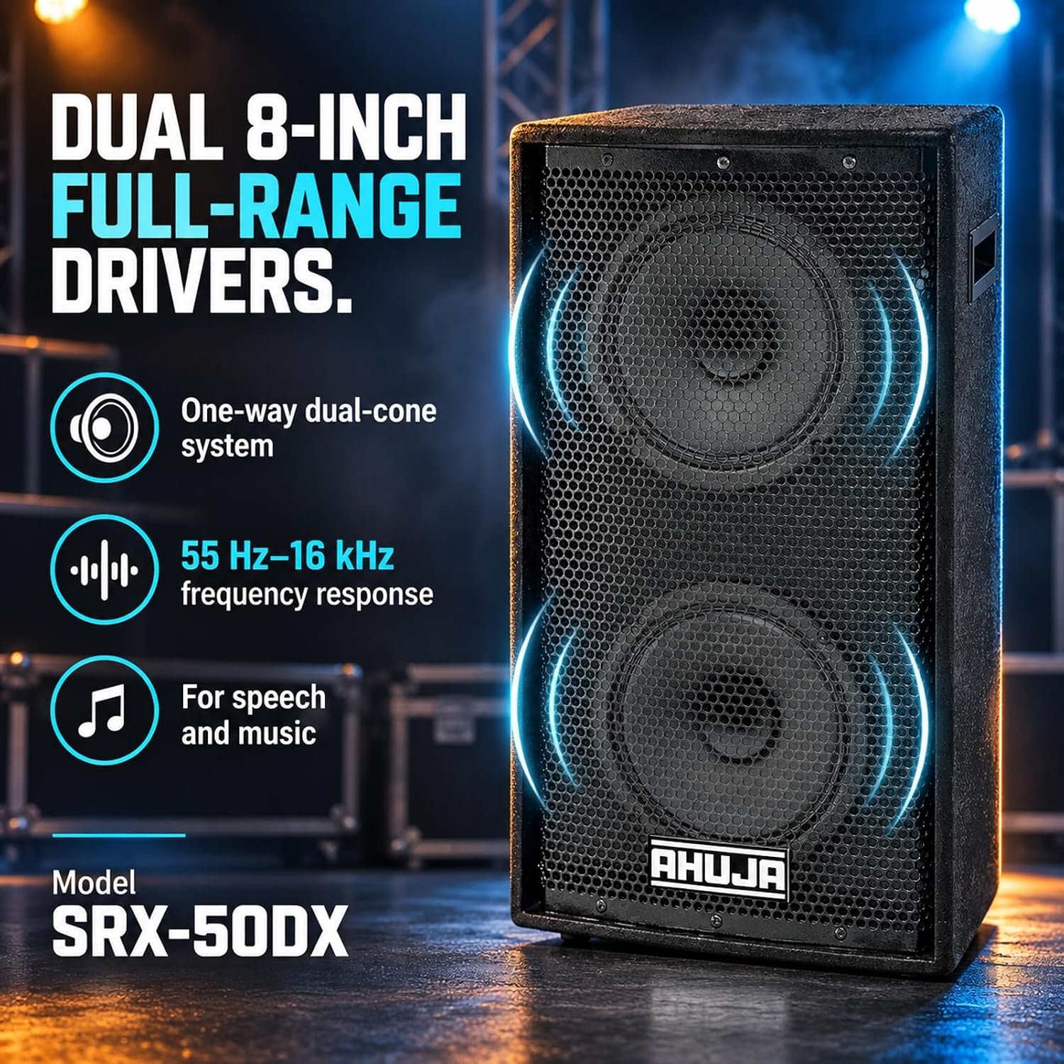Ahuja SRX 50DX PA Speaker