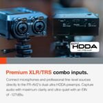 Tascam Fr-av2 Compact 32-bit Float Field Recorder And Timecode Generator With Mixer - Image 6