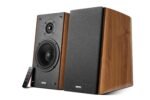 Edifier R2000db Active Bluetooth Bookshelf Speakers - Optical Input - 2.0 Wireless Near-field Studio Monitor Speakers - 120 Watts Rms With 5″ Large Woofer – Warm Oak - Image 4